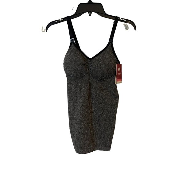 Bravoado Tops - Bravoado Nursing Cami Maternity Womens Size Small Gray Padded Bra NEW
